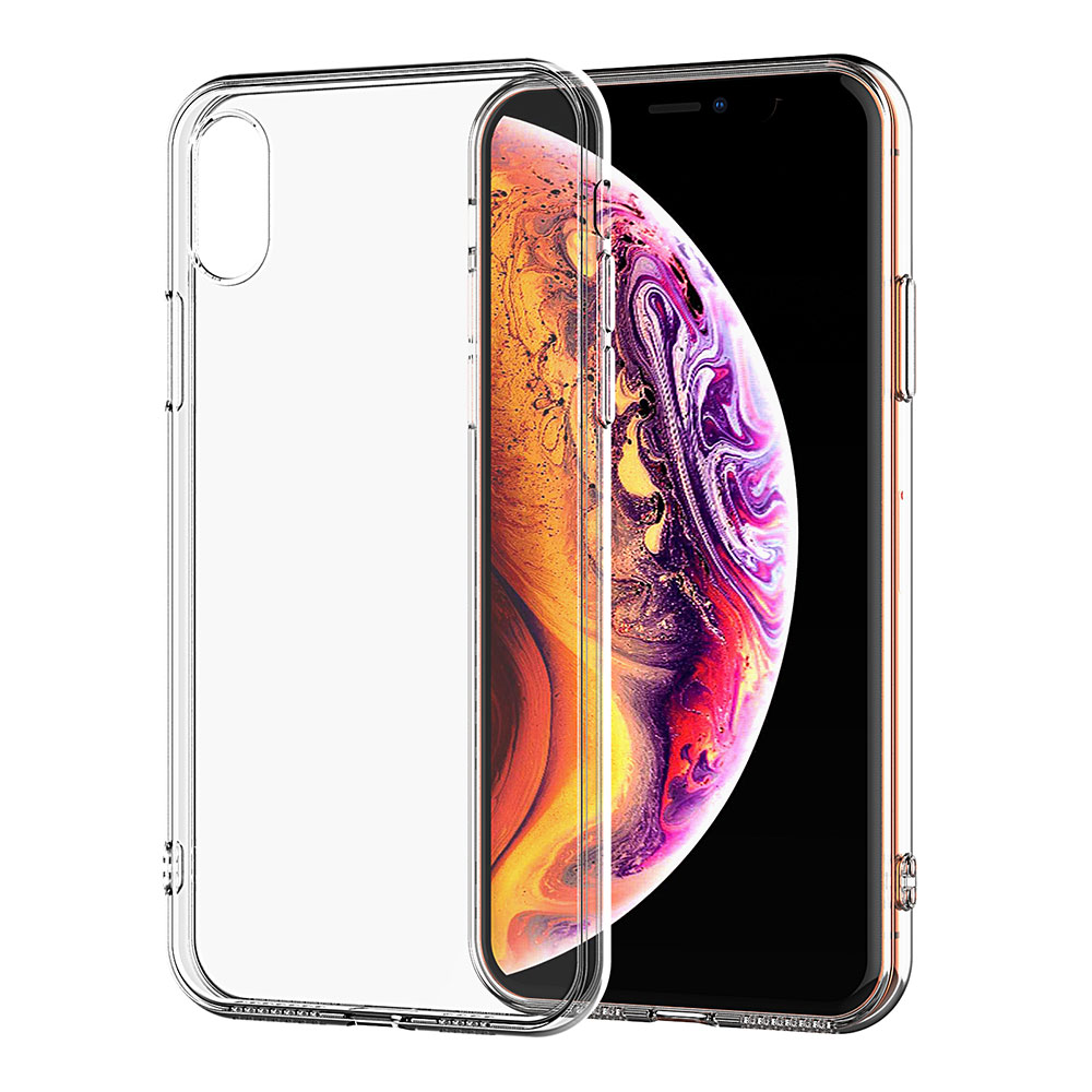 Купити тонкий прозорий TPU чохол iLoungeMax Silicone Case для iPhone XS Max