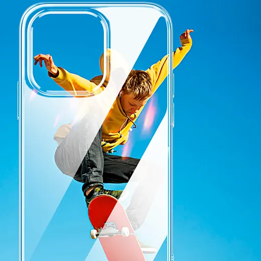 Прозрачный чехол iLoungeMax TPU для iPhone 11 Pro Max стильный вид