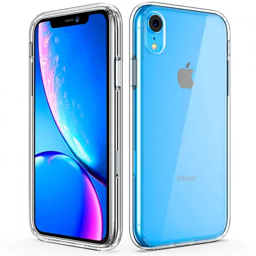 Прозорий чохол iLoungeMax TPU для iPhone XR стильний вигляд
