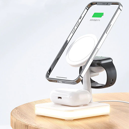 Бездротовий зарядний пристрій iLoungeMax Wireless Charger 4 in 1 для iPhone AppleWatch | Airpods ціна