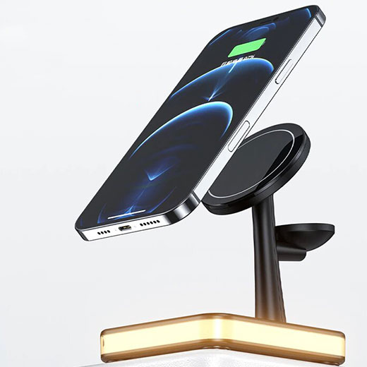 Бездротовий зарядний пристрій iLoungeMax Wireless Charger 4 in 1 для iPhone AppleWatch | Airpods купити