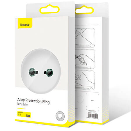 Защитное стекло для камеры iPhone 11 Pro/Pro Max Baseus Alloy Protection Ring Lens Film