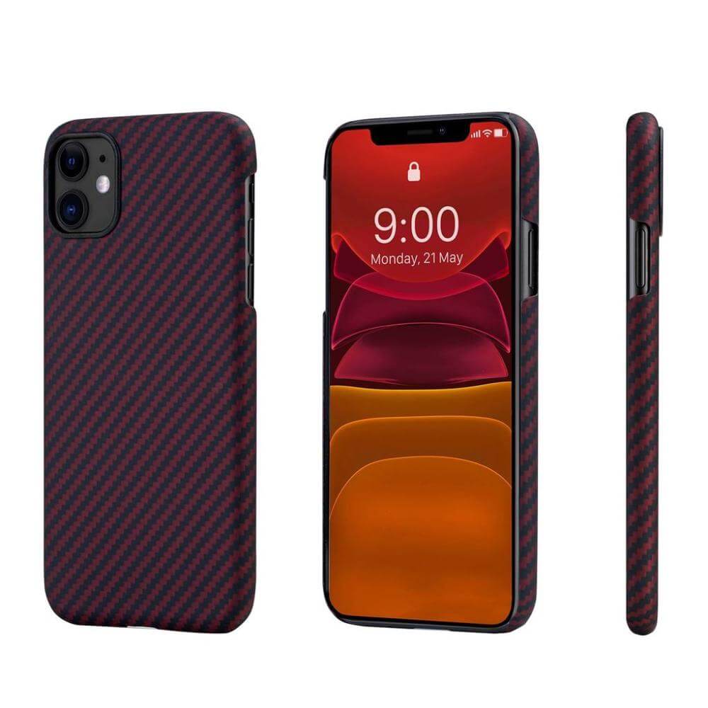 Протиударний чохол Pitaka MagEZ Black /Red для iPhone 11