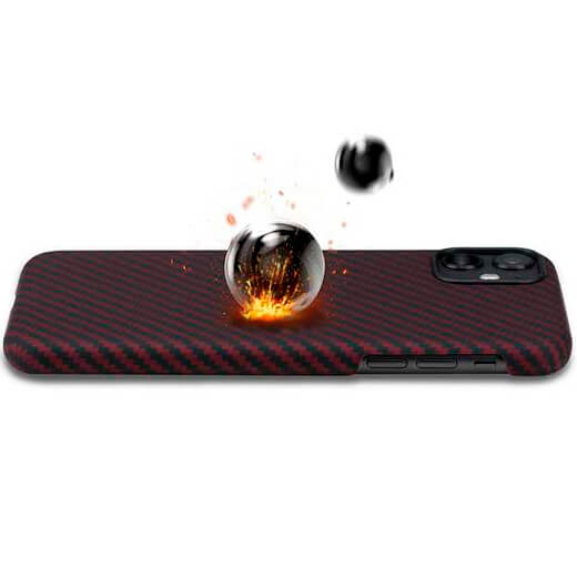 Протиударний чохол Pitaka MagEZ Black /Red для iPhone 11