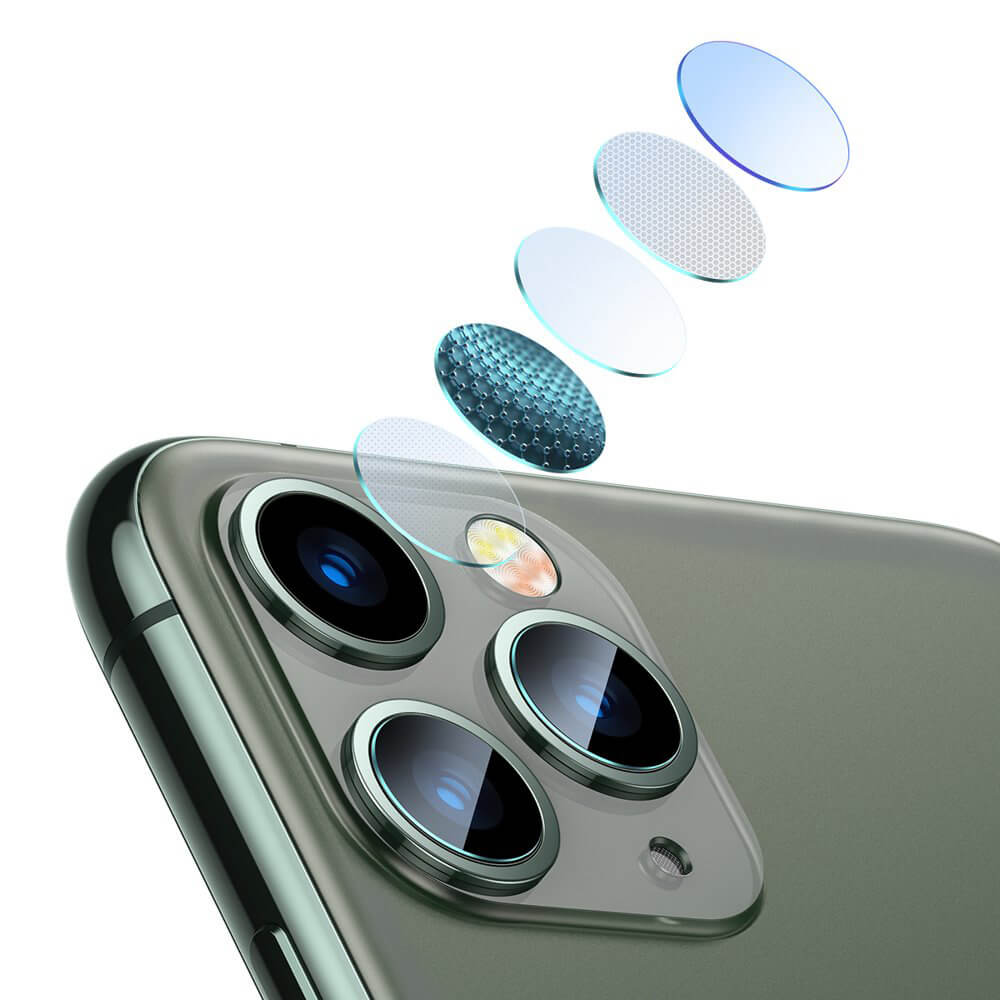 Защитная пленка на камеру для iPhone 11 Pro/Pro Max Baseus Gem Lens Film
