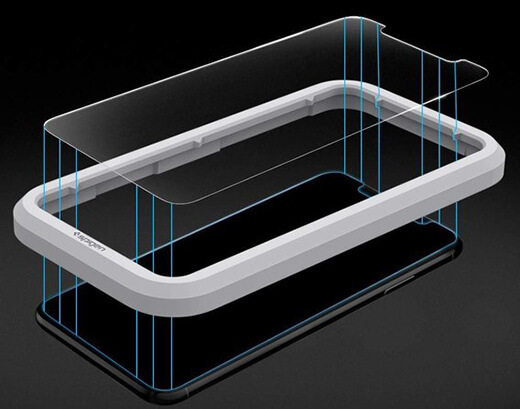 Захисне скло для iPhone 11 Pro Max /XS Max Spigen AlignMaster Glas.tR (2 Pack) 