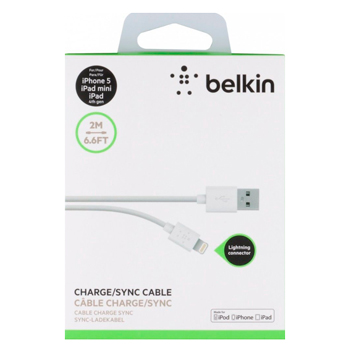 Зарядный кабель для iPhone 2м Belkin MIXIT Lightning to USB ChargeSync