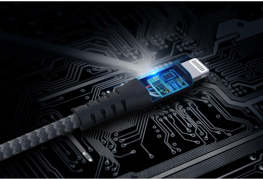 Зарядный кабель для iPhone 1м HyperDrive Lanyard USB-C to Lightning