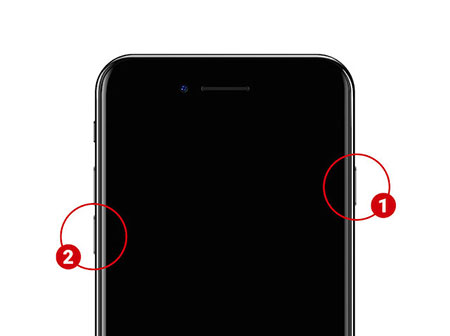 Упал iPhone и не включается