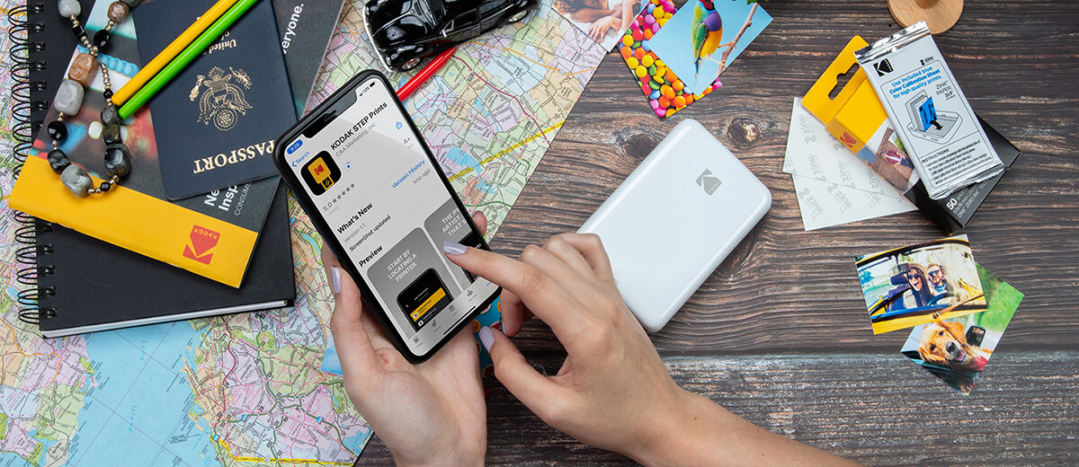 Основні функції портативного принтера Kodak Step Instant Printer