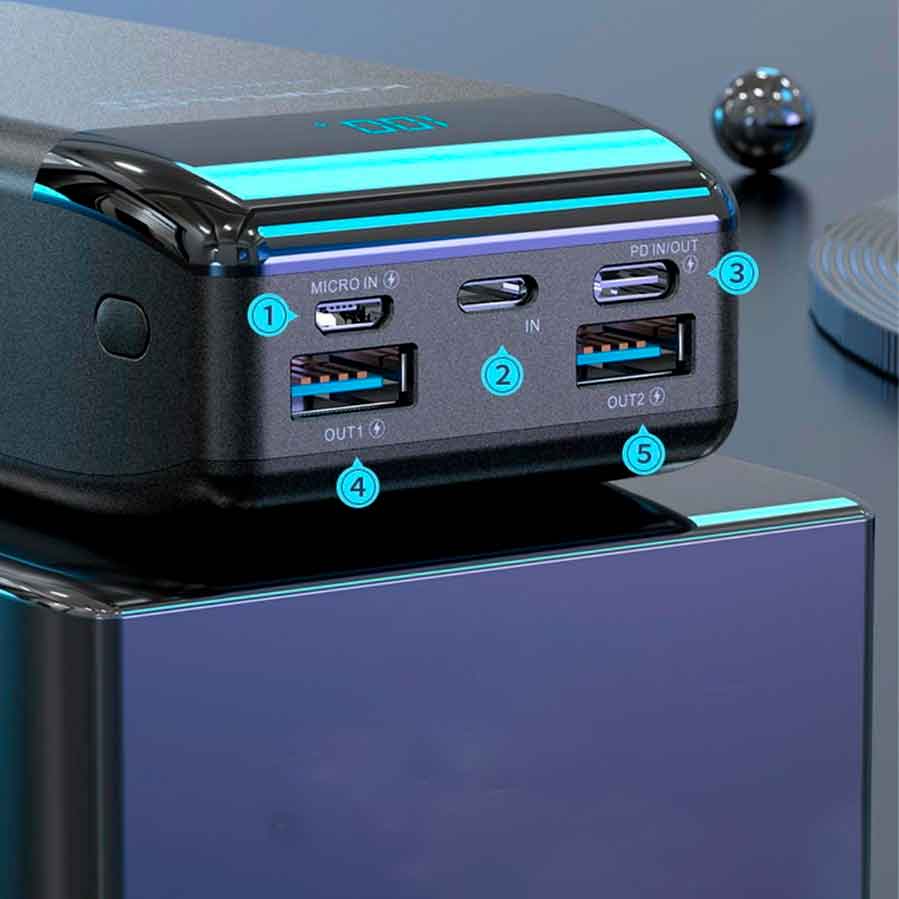 Повербанк iLoungeMax Konfulon Fast Charging Bank 30000mAh/18W