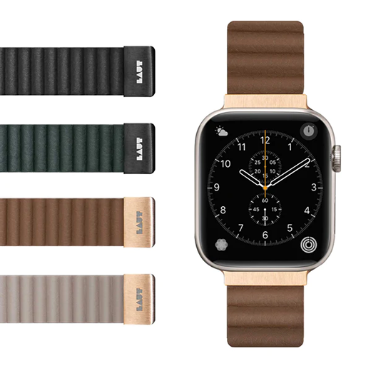 Шкіряний ремінець Laut NOVI LUXE Midnight для Apple Watch Ultra 49mm | 45mm | 44mm | 42mm