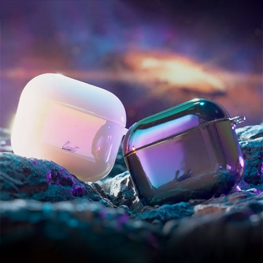 Защитный чехол с карабином Laut HOLO Blue для AirPods 3 купить