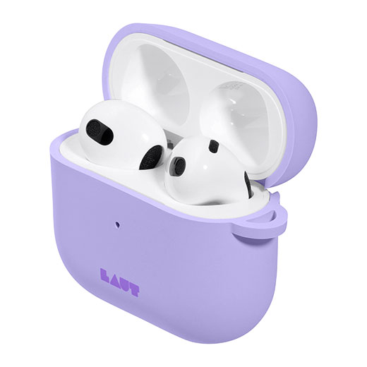Силиконовый чехол с карабином Laut HUEX PASTELS Candy для AirPods 3 купить