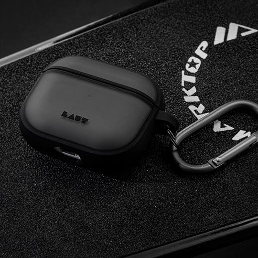 Цена чехла с карабином Laut HUEX Smoke для AirPods 3