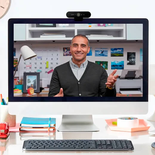 Веб-камера Logitech Brio Ultra HD Pro Business дизайн