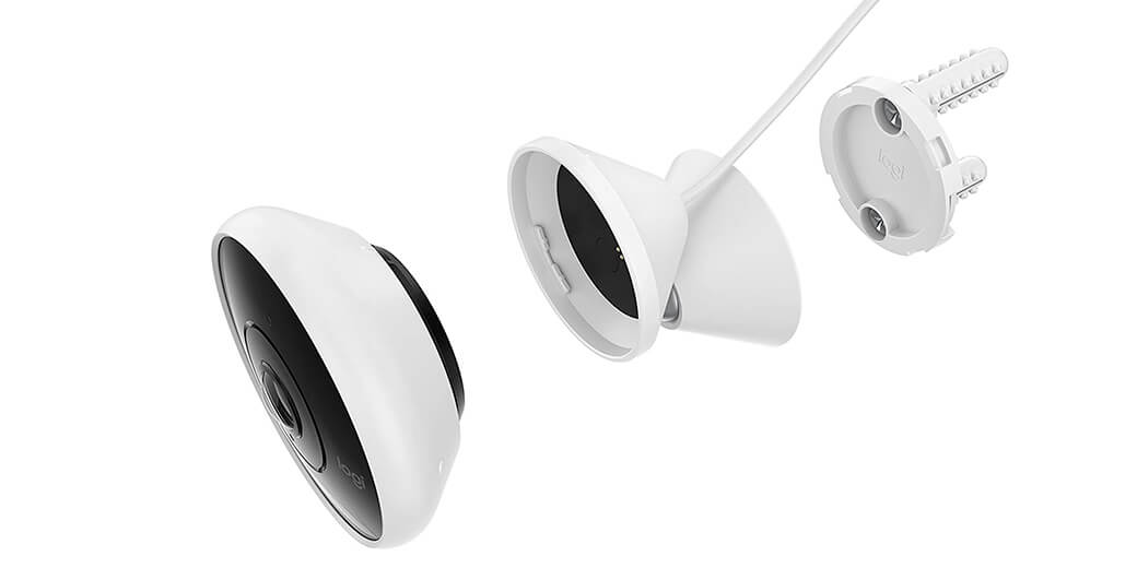Розумна камера відеоспостереження Logitech Circle 2 Combo Pack Apple HomeKit