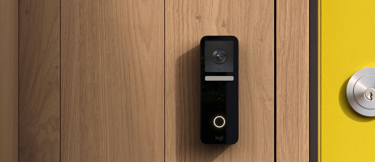 Умный дверной видеозвонок Logitech Circle View Apple HomeKit