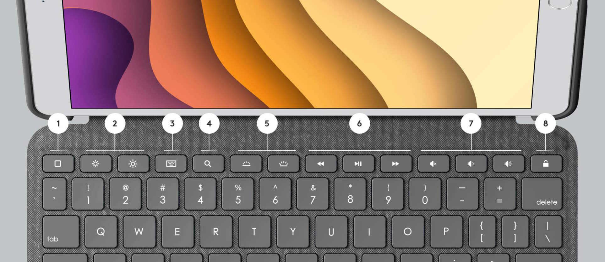 Чохол-клавіатура Logitech Combo Touch для iPad 7 10.2 & quot; (2019) 