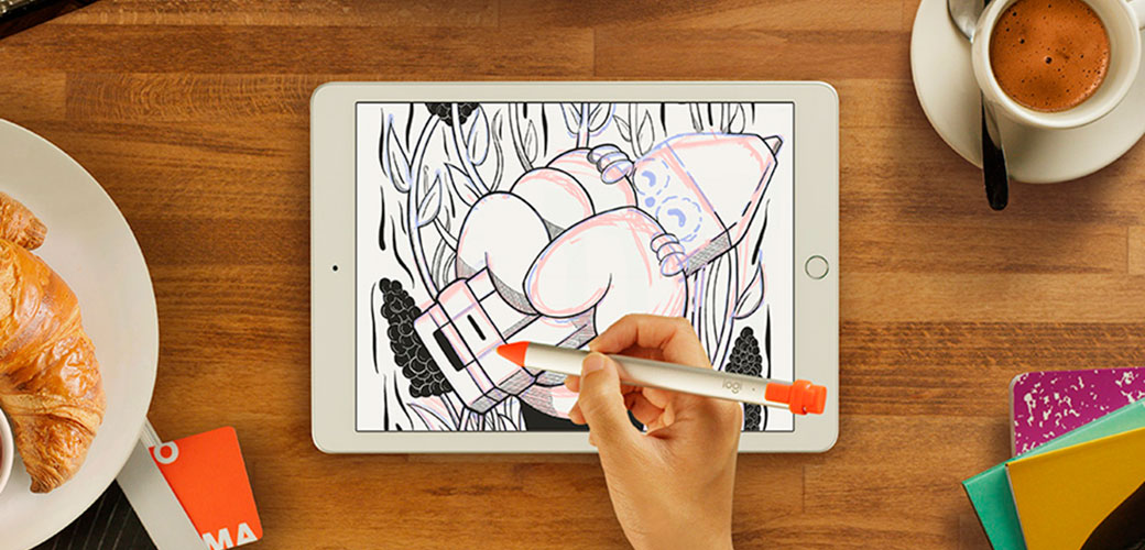 Купить Стилус Logitech Crayon Gray для iPad