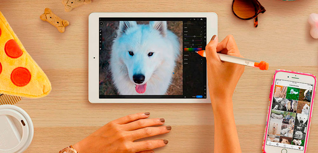 Новый Стилус Logitech Crayon Gray для iPad