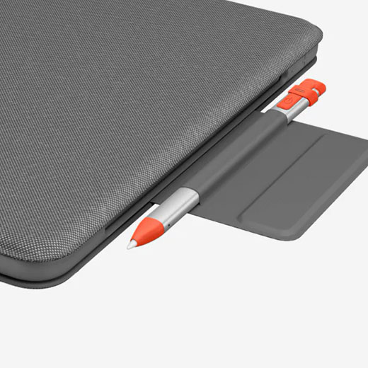Чехол клавиатура с тачпадом Logitech Folio Touch Keyboard Oxford Grey для iPad Air 5 M1 | 4 (2022 | 2020)
