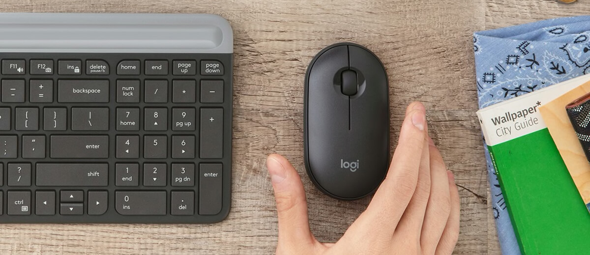 Бездротова мишка Logitech Pebble i345 для iPad