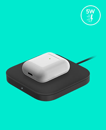 Бездротова зарядка Logitech Powered Charging Pad для iPhone /AirPods /Android 
