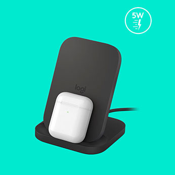 Беспроводная зарядка Logitech Powered Stand для iPhone/AirPods/Android