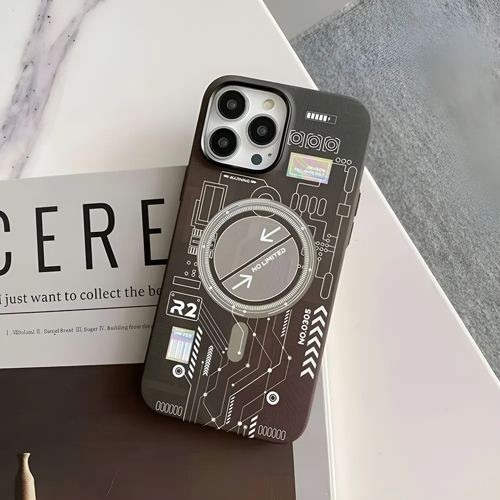Люминесцентный чехол для iPhone 14 Pro Max | iLoungeMax Funda MagSafe Black