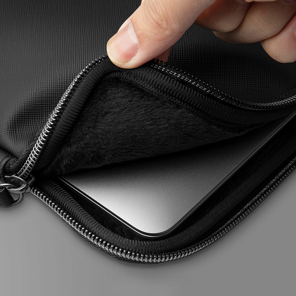  шкіряний чохол-папка для MacBook Pro 16 '' /Pro 15 '' Laut Prestige Sleeve Black 