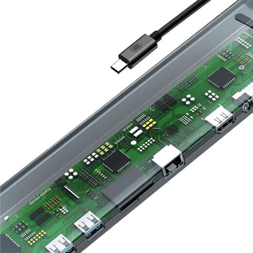 Хаб USB-C для MacBook Pro /Air Baseus Enjoyment Series Multifunctional 