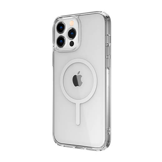 Купить силиконовый чехол-накладка SwitchEasy MagCrush MagSafe Shockproof Clear Case для iPhone 13