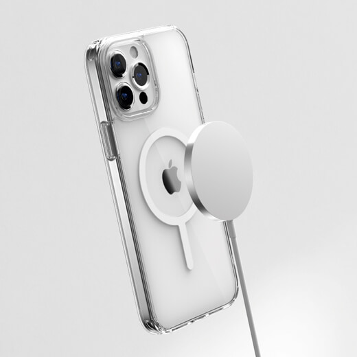 Ціна силіконового чохла-накладки SwitchEasy MagCrush MagSafe Shockproof Clear Case для iPhone 13