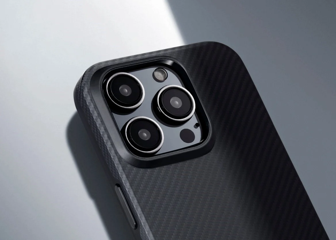 Протиударний чохол Pitaka MagEZ Case Pro 4 Twill 1500D Black/Grey для iPhone 15