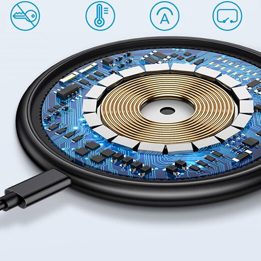 Бездротова зарядка MagSafe ESR HaloLock&trade; Magnetic Wireless Charger Navy Blue для iPhone