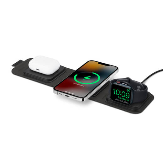 Купити док-станцію MagSafe Mophie 3-in-1 Travel Charger для iPhone | Apple Watch | AirPods