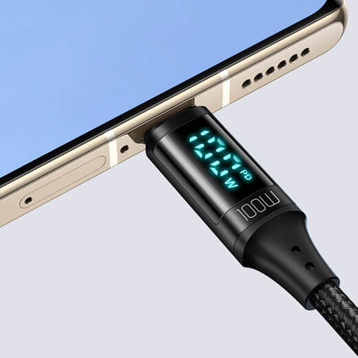 Нейлоновий кабель Mcdodo PD 100W USB-C to USB-C Digital HD (1.2m) купити