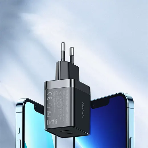Быстрое зарядное устройство Mcdodo Fast Charger PD Dual Type-C 40W цена