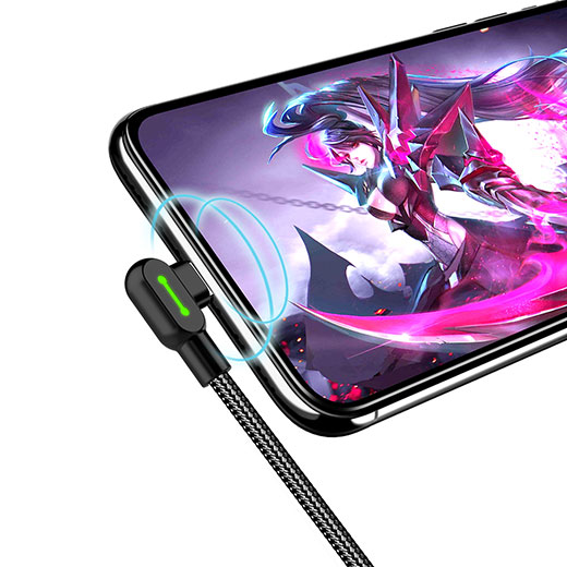 Двосторонній зарядний кабель Mcdodo Lightning з LED-індикацією для Apple iPhone, iPad, iPod 3m
