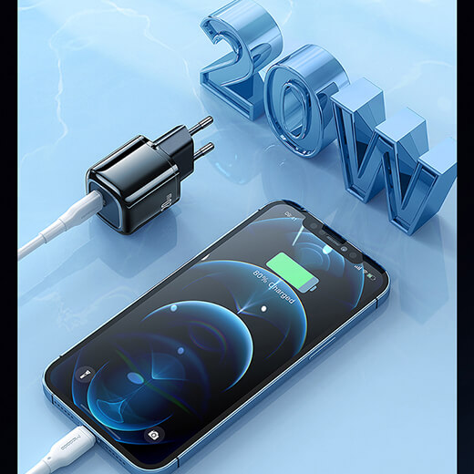 Быстрое сетевое зарядное устройство Mcdodo Mini PD Fast Charge 20W