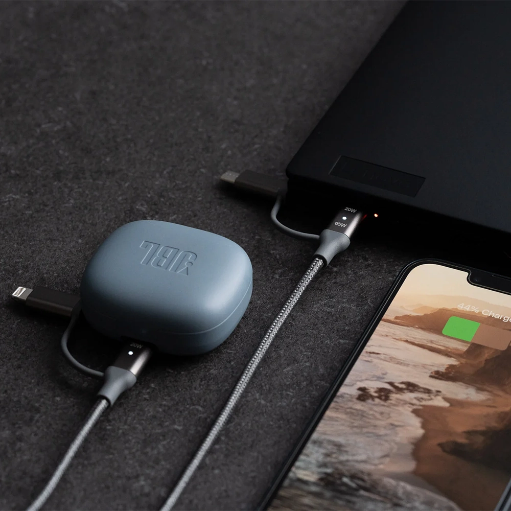 Мережева швидка GaN-зарядка AyraTec Infinity Charger 65W 3 x USB-C, 2 x Lightning 1 x Micro-USB