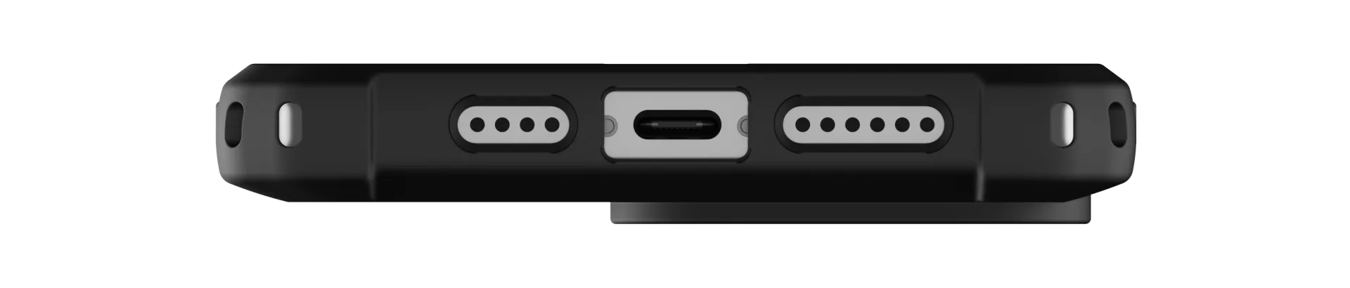 Противоударный чехол Metropolis LT for MagSafe Series Kevlar Black для iPhone 14 | 13