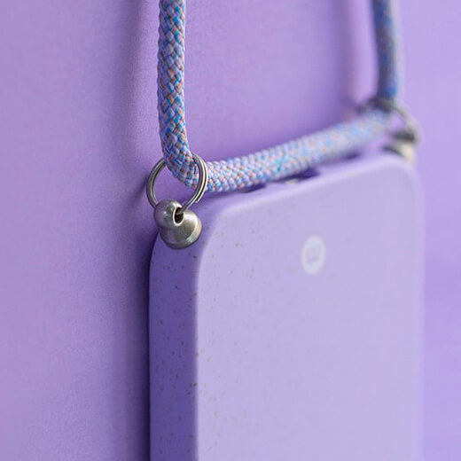 Новый защитный чехол Momax Crossbody TPU Strap Case Transparent для iPhone 13 mini