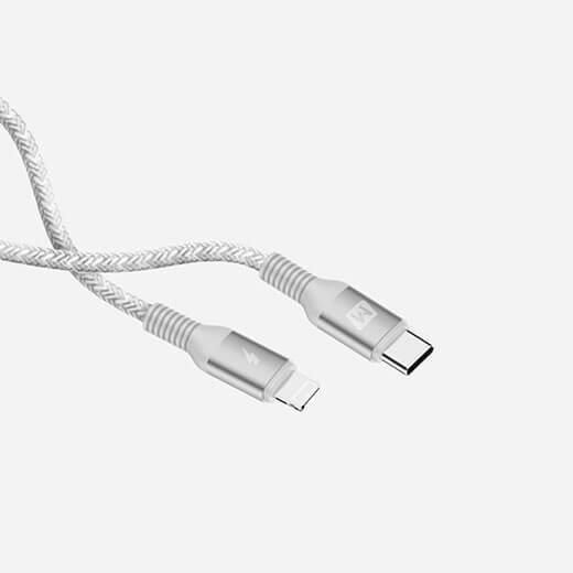 Нейлоновый кабель Momax Elite Link USB-C to Lightning 1.2m Black (MFI)