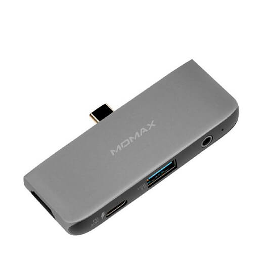Хаб Momax ONELINK 4-In-1 USB-C PD Hub Space Grey