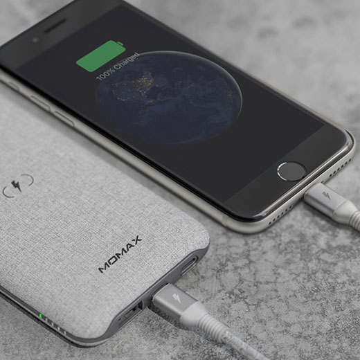 Повербанк з бездротовою зарядкою Momax Q. Power Touch Wireless External Battery Pack (10000mAh)