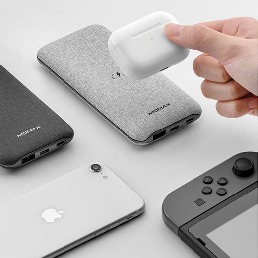 Повербанк з бездротовою зарядкою Momax Q. Power Touch Wireless External Battery Pack (10000mAh)