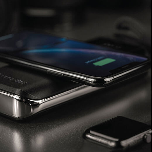 Повербанк с беспроводной зарядкой Momax Q.Power Air2+ Black (20000mAh)