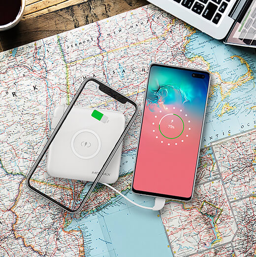 Универсальное зарядное устройство Momax Q.Power Plug Wireless Portable PD Charger
